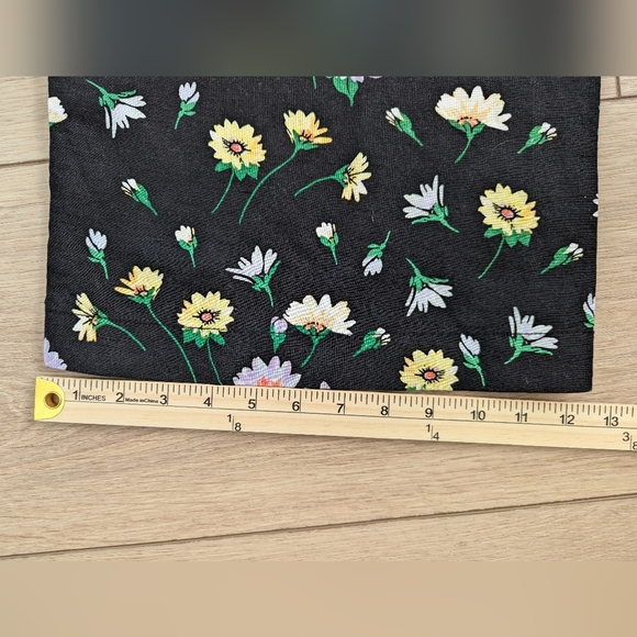 NWT Loft Wide Leg Crop Pants in Garden Linen Blend Elastic Band Women's Medium - Picture 6 of 9